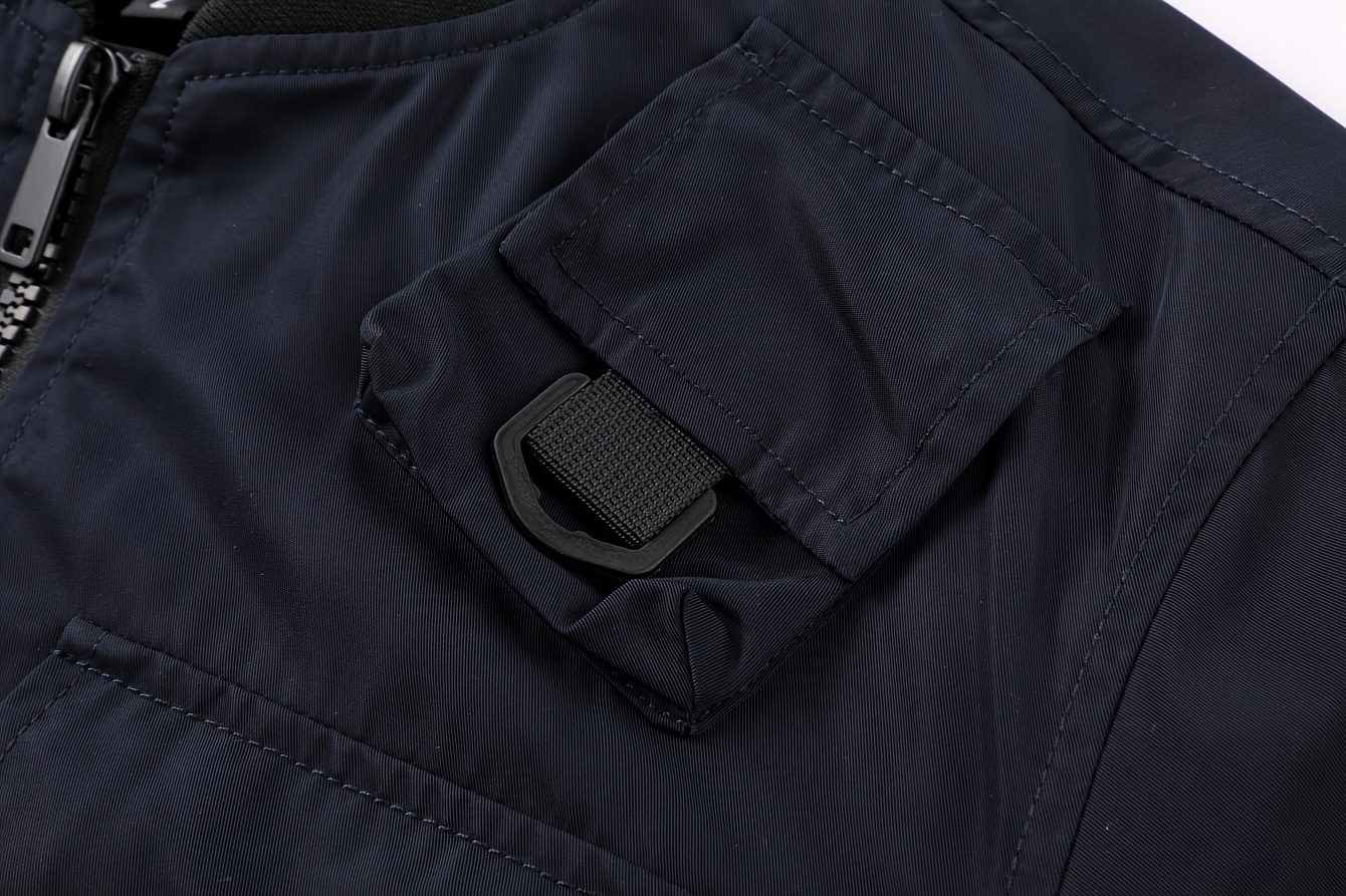 mens cargo jacket casual stand collar windbreaker jacket jacket for outdoor activities details 8